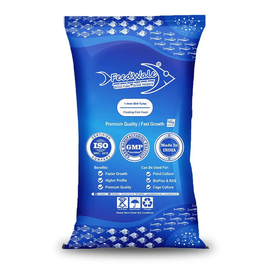 FeedWale 1.4mm 32/4 Turbo Floating Fish Feed 10kg Bag