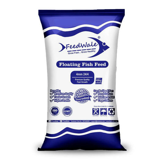 FeedWale 4mm 24/4 Floating Fish Feed 40kg Bag