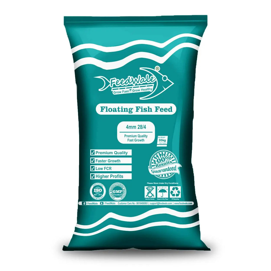 FeedWale 4mm 28/4 Floating Fish Feed 35kg Bag