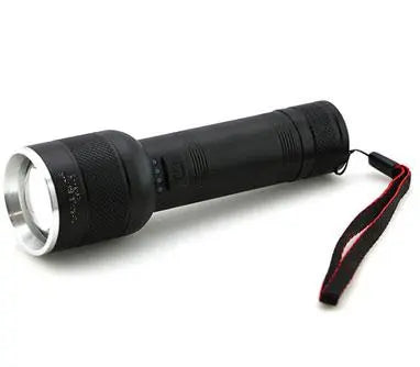 Small Sun 300 Meters Rechargeable Flashlight LED Zoomable Torch