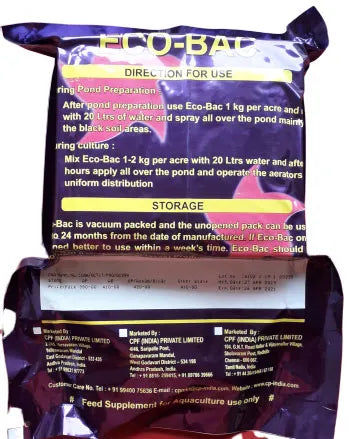 CP EcoBac Water Probiotics For Fish Farming 1Kg