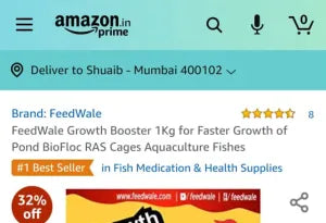 FeedWale Growth Booster for Fish (1Kg)
