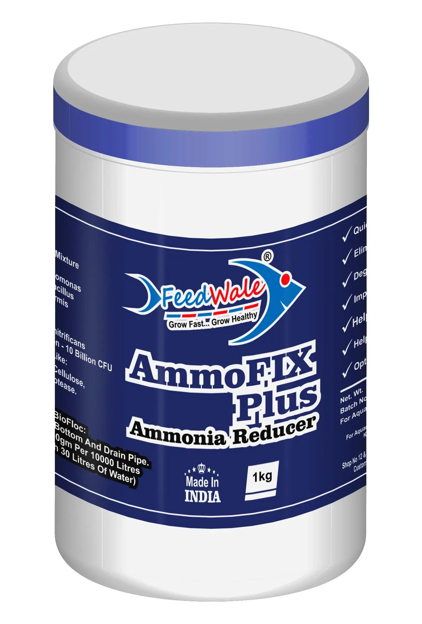 FeedWale AmmoFix Plus: The Best Ammonia Reducer for Aquaculture