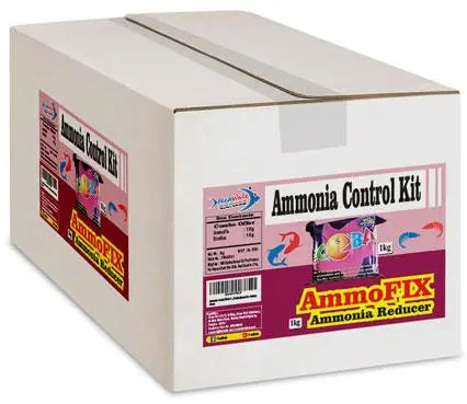 Ammonia Control Kit for Fish Ponds and BioFloc Systems: AmmoFix + EcoBac