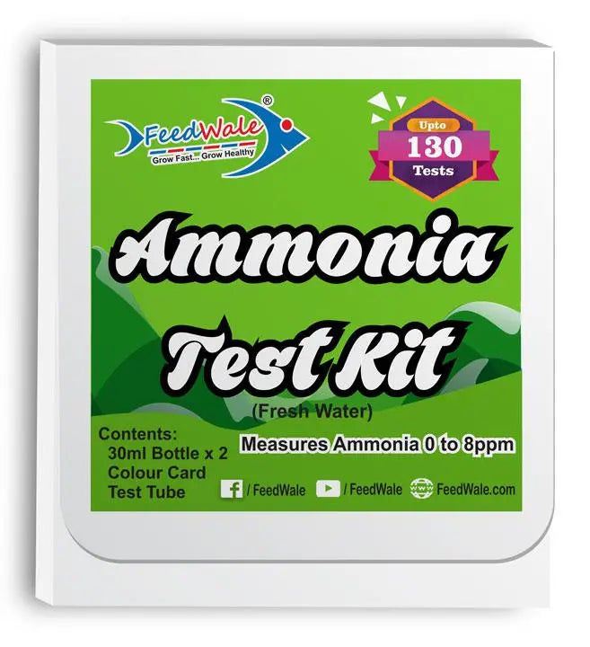 FeedWale Ammonia Test Kit for Fresh Water – 130 Test