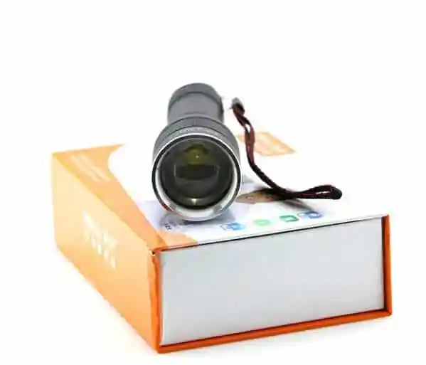 Small Sun 300 Meters Rechargeable Flashlight LED Zoomable Torch