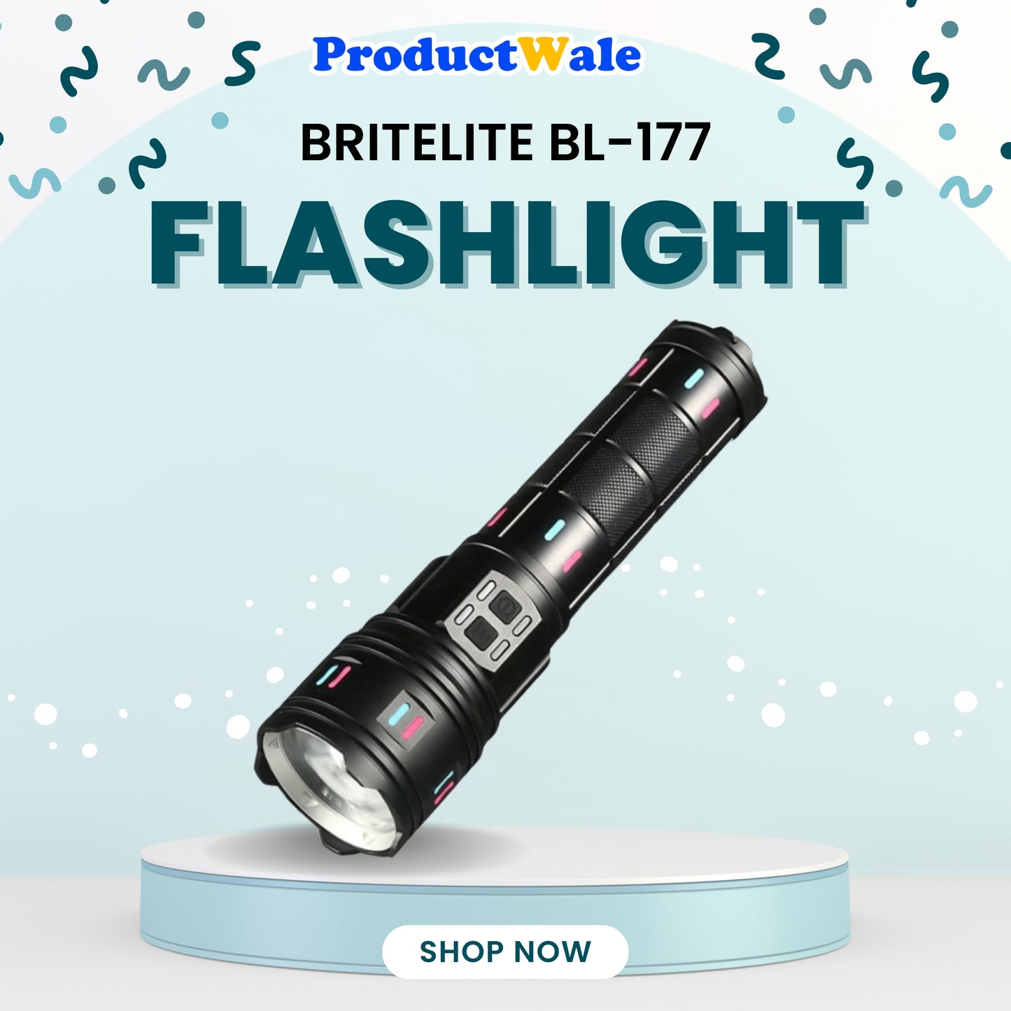 Britelite BL-177 Long Range Torch With Zoom Function