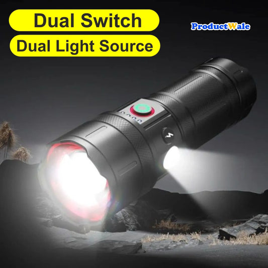 Flashlight With Side Lamp COBA CB-B53-2