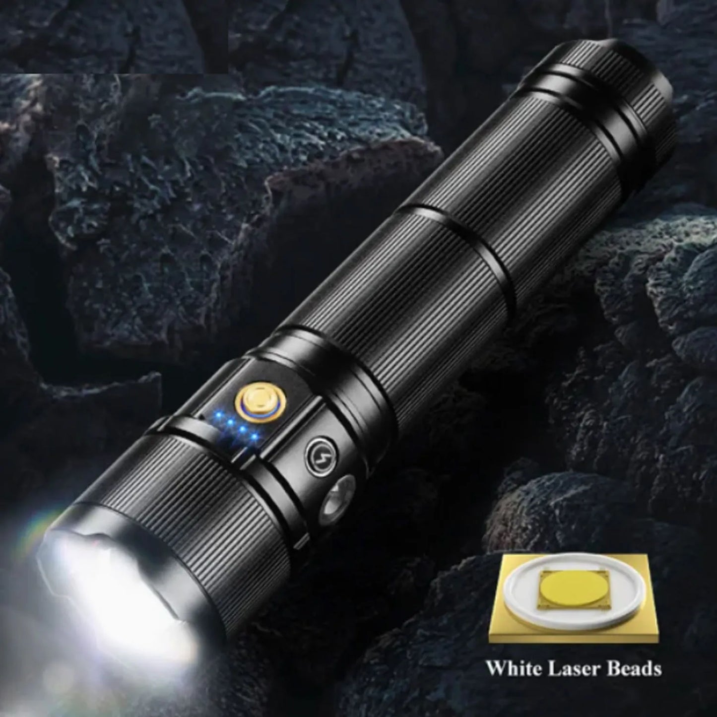 Flashlight Torch COBA CB-B54-2 With 28800mAh Battery