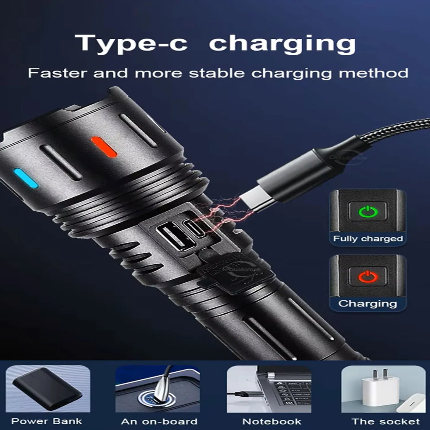 COBA Flashlight CB-W516 Compact Yet Powerful Flashlight