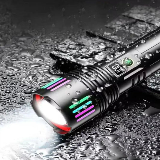 COBA CB-W517 Torch Flashlight | 2000M Brightness With Digital Display
