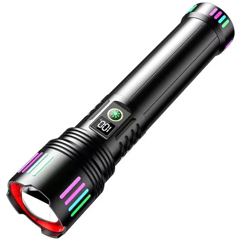 COBA CB-W517 Torch Flashlight | 2000M Brightness With Digital Display