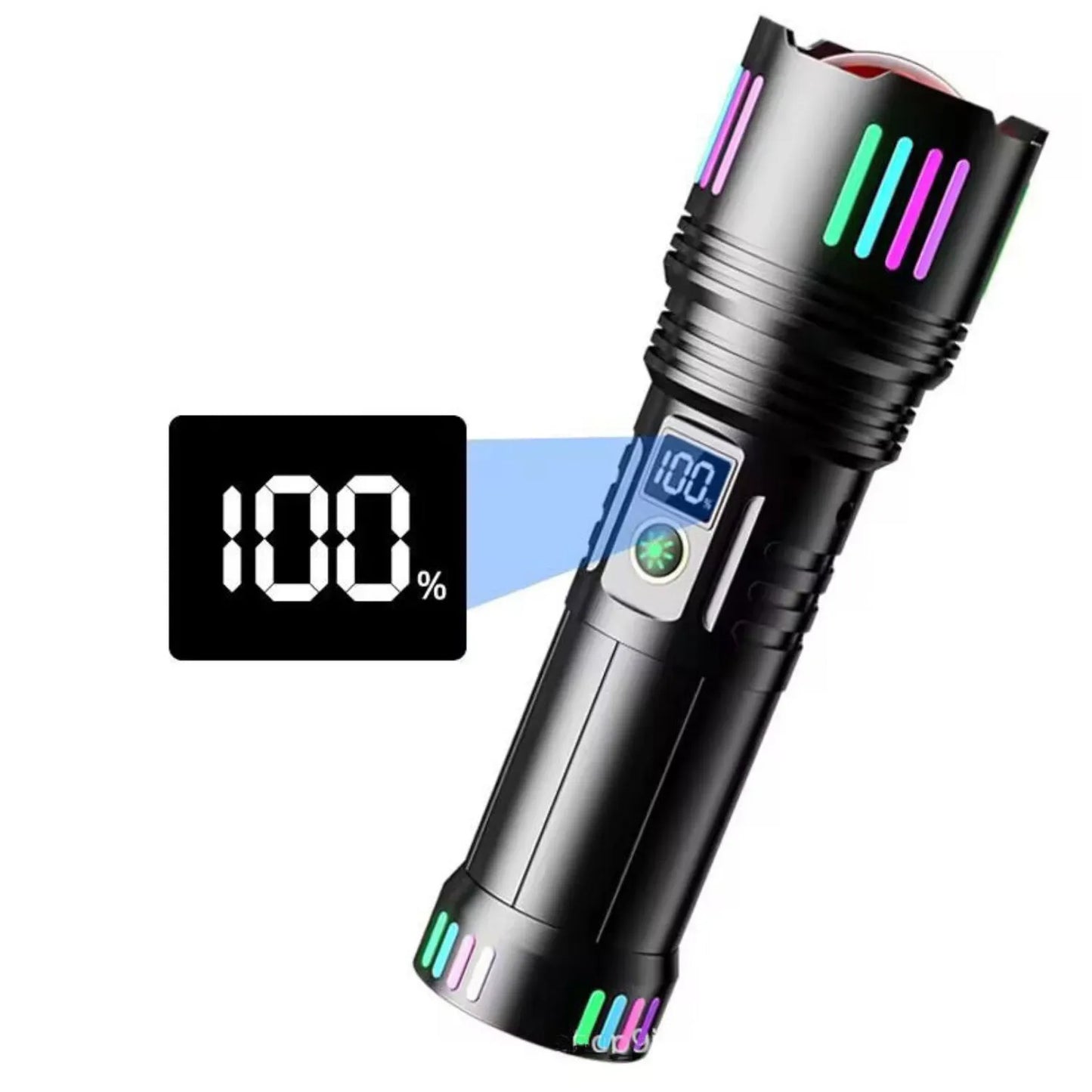 COBA CB-W517 Torch Flashlight | 2000M Brightness With Digital Display