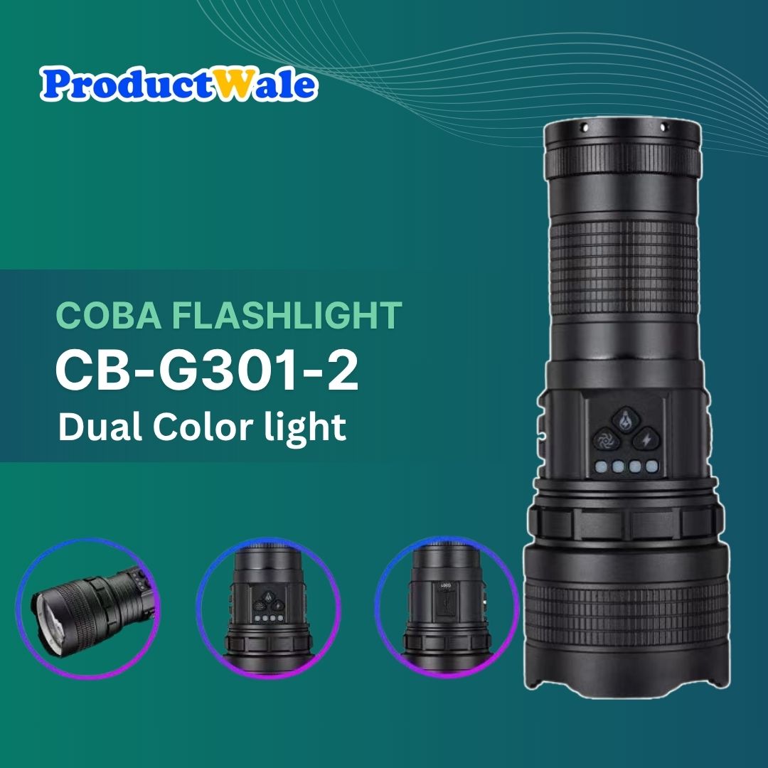 COBA CB-G301-2 Dual Color Torch White & Yellow Beam