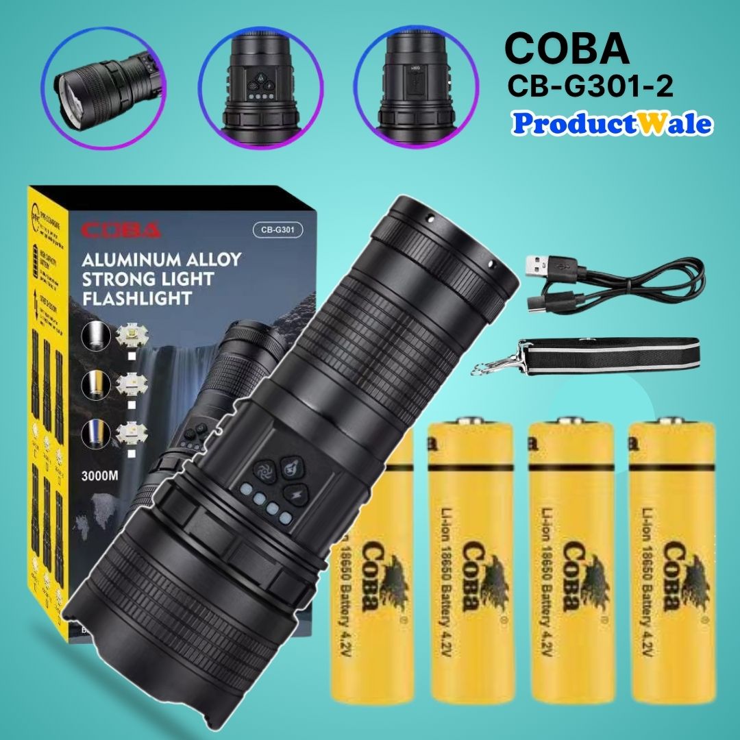 COBA CB-G301-2 Dual Color Torch White & Yellow Beam