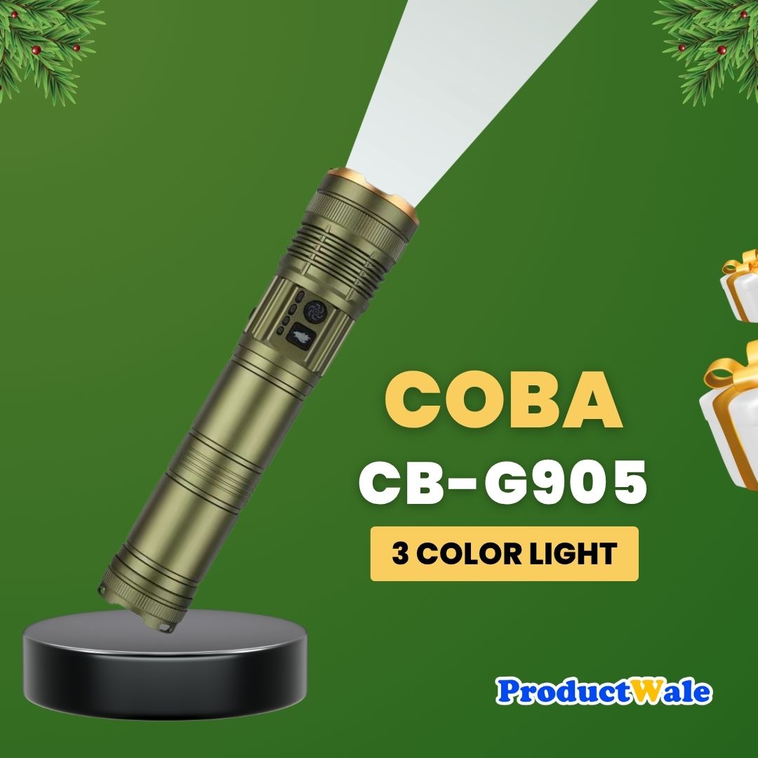 tri colour torch light