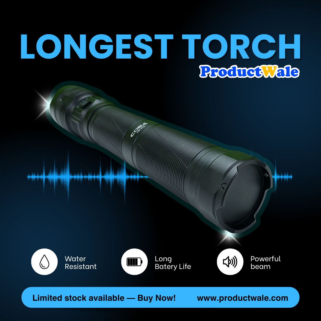 COBA CB-X119 The Longest Flashlight Torch Ever In India