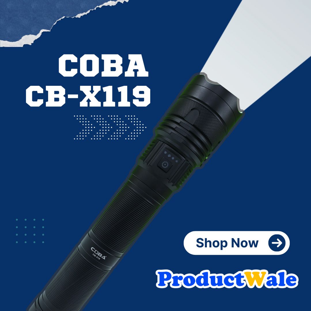 COBA CB-X119 The Longest Flashlight Torch Ever In India