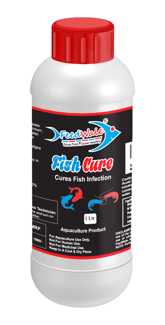 FeedWale Fish Cure 1 Litre BKC 80% for Red Disease Infections