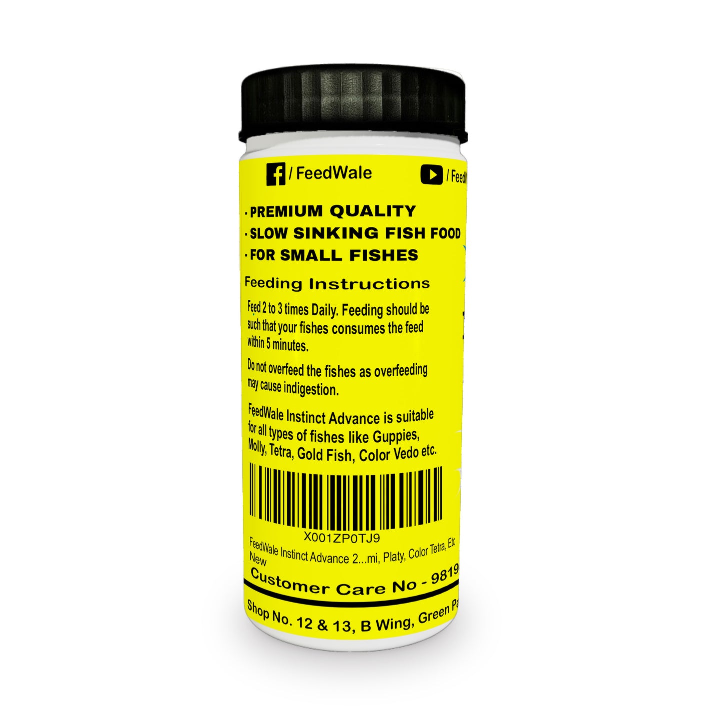 Instinct Advance Fish Food Bottle