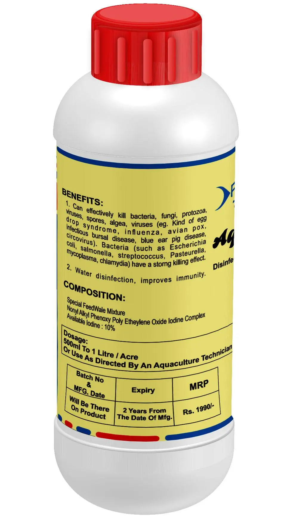 FeedWale Aqua-Odine Iodine Disinfectant & Sanitizer