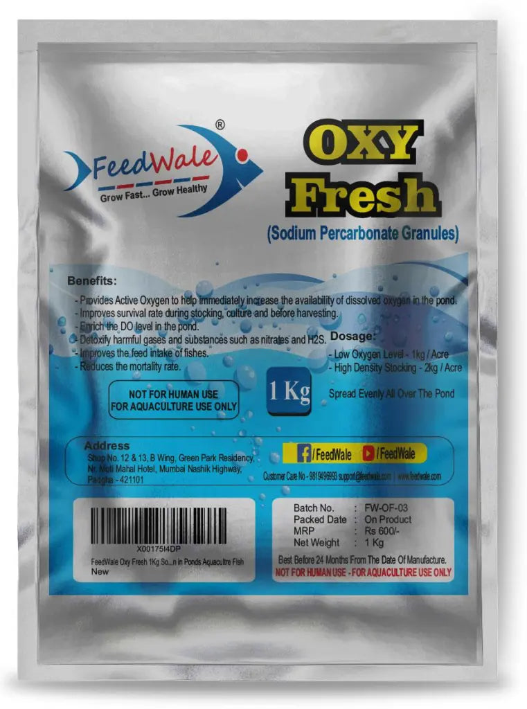 FeedWale Oxy Fresh 1Kg Sodium Percarbonate Crystals