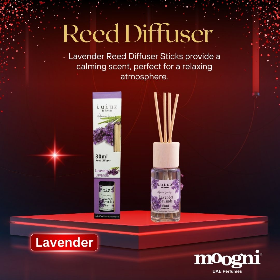 Luluz Reed Diffuser Lavender 30ml by Moogni