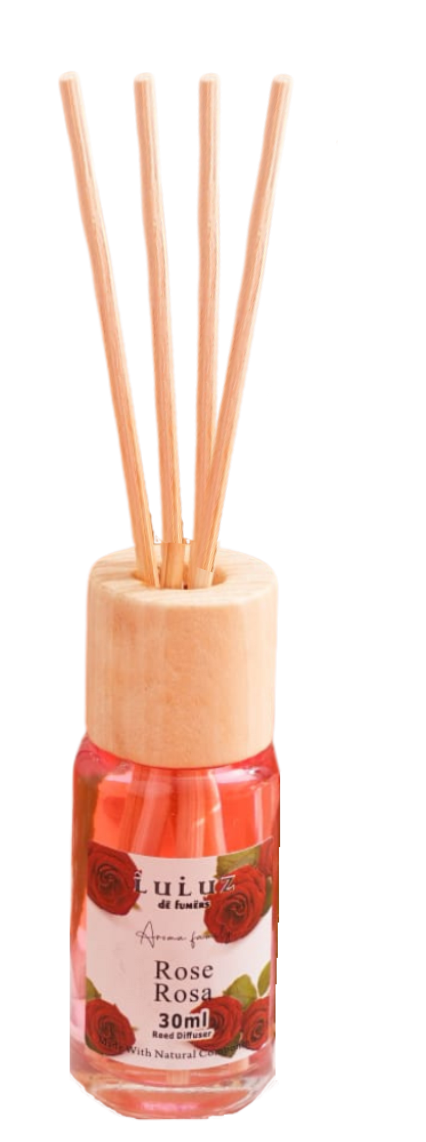 Reed Diffuser Luluz 30ml Rose By Moogni