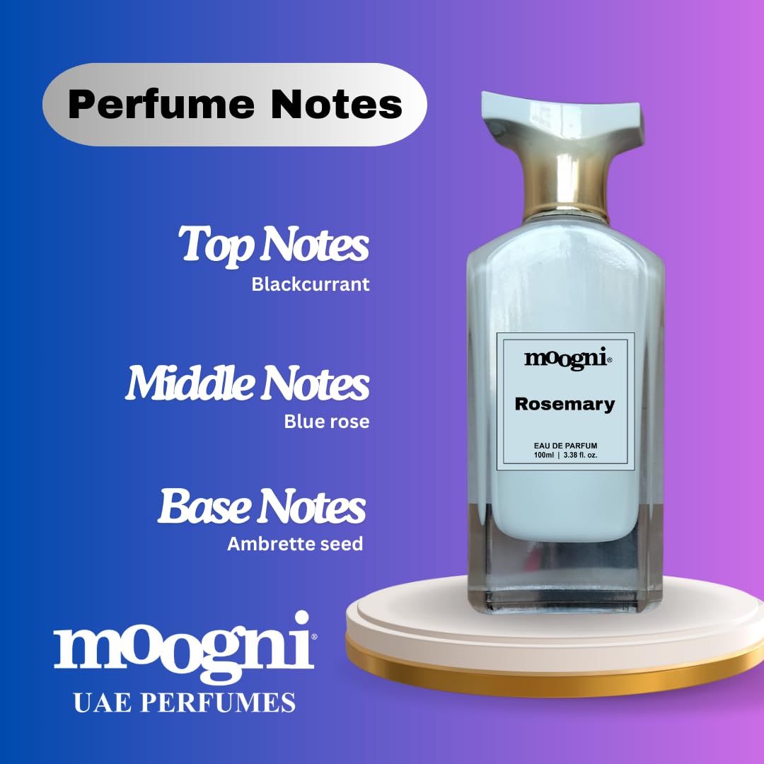 Rosemary Perfume for Woman 100ml by Moogni UAE Perfumes