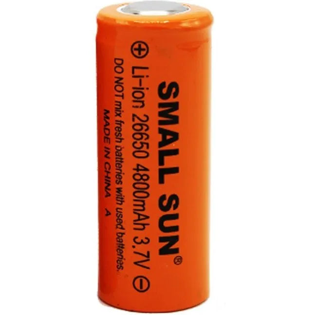 4800mAh Li-ion Battery Small Sun 26650 3.7V – 1pc