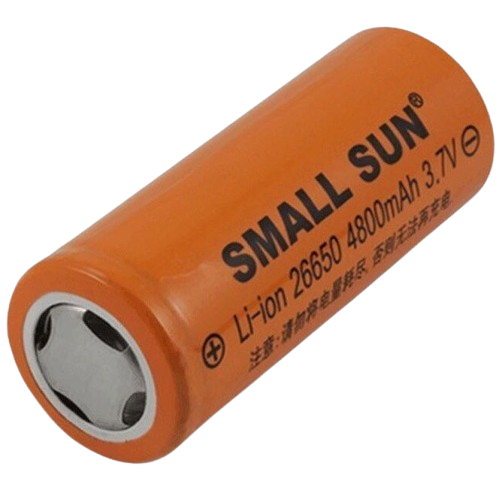 4800mAh Li-ion Battery Small Sun 26650 3.7V – 1pc