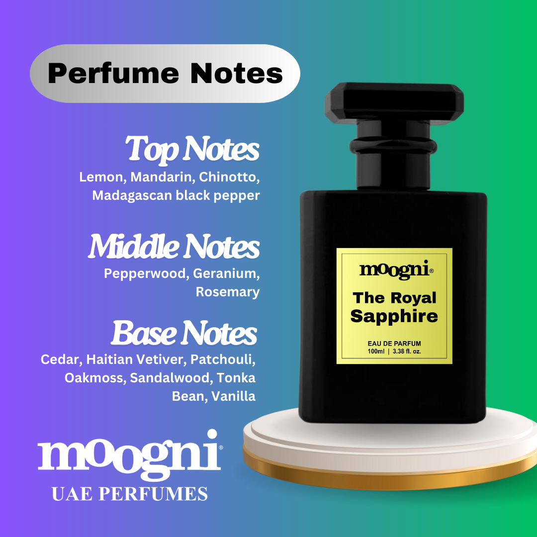 The Royal Sapphire 100ml Perfume For Men by Moogni UAE Perfumes