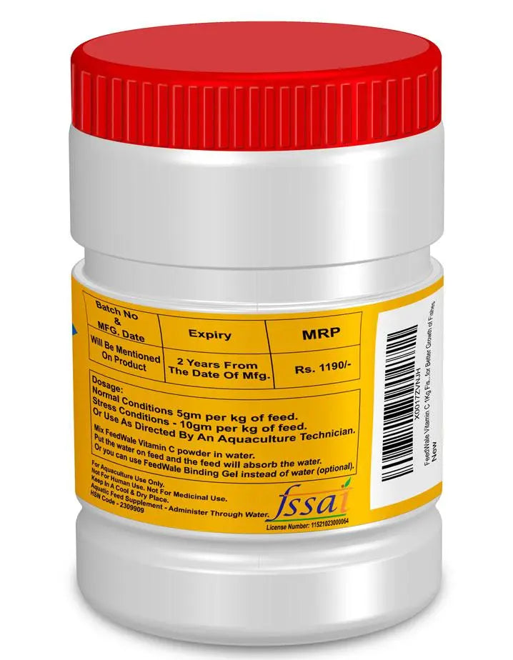 FeedWale Vitamin C 1Kg Fish Feed Supplement