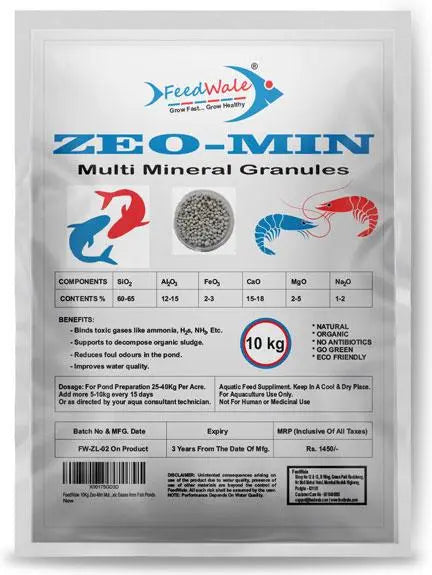Zeolite For Water Treatment FeedWale Zeo-Min 10Kg