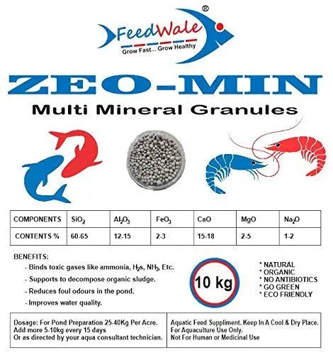 Zeolite For Water Treatment FeedWale Zeo-Min 10Kg