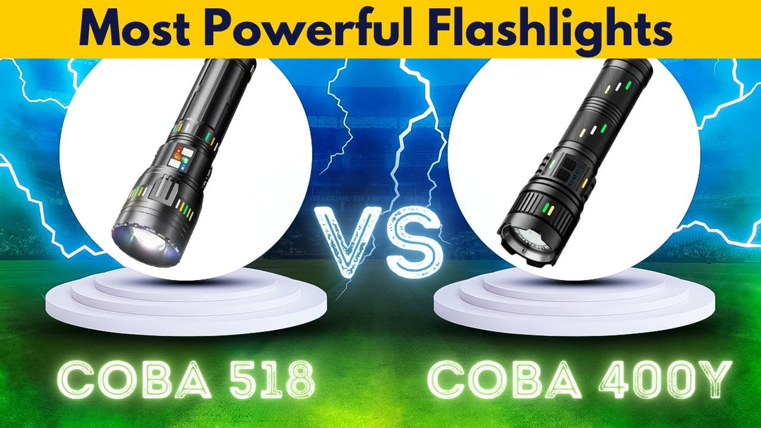 The Most Powerful Torch COBA 518 vs 400Y Ultimate Torch Comparison