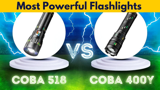 The Most Powerful Torch COBA 518 vs 400Y Ultimate Torch Comparison