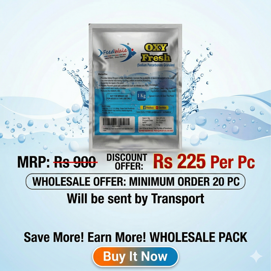 20pc FeedWale Oxy Fresh Sodium Percarbonate Crystals