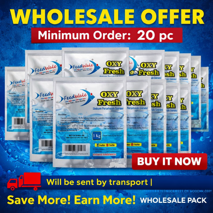 20pc FeedWale Oxy Fresh Sodium Percarbonate Crystals