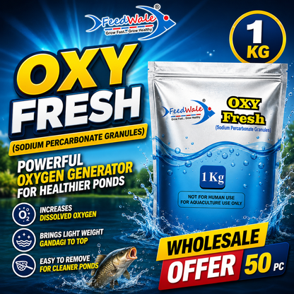 50Pc FeedWale Oxy Fresh Oxygen Releasing Crystals for Fish Farming
