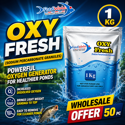50Pc FeedWale Oxy Fresh Oxygen Releasing Crystals for Fish Farming