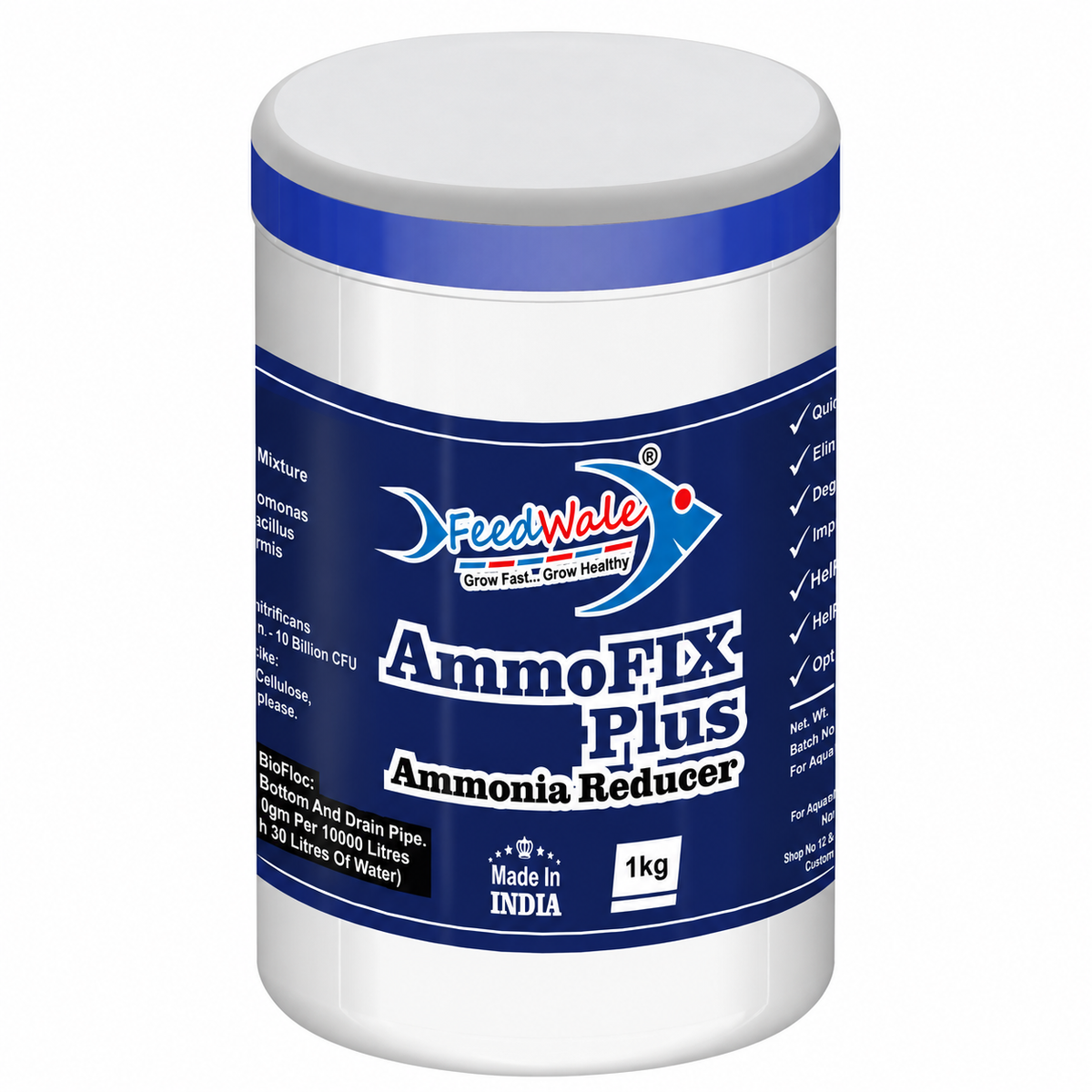 FeedWale Ammofix Plus ammonia reducer for fish pond