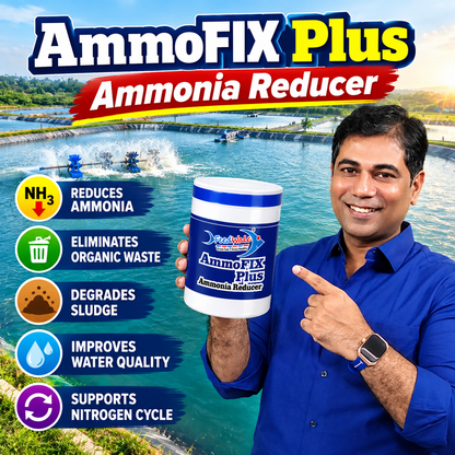 ammonia treatment for fish pond