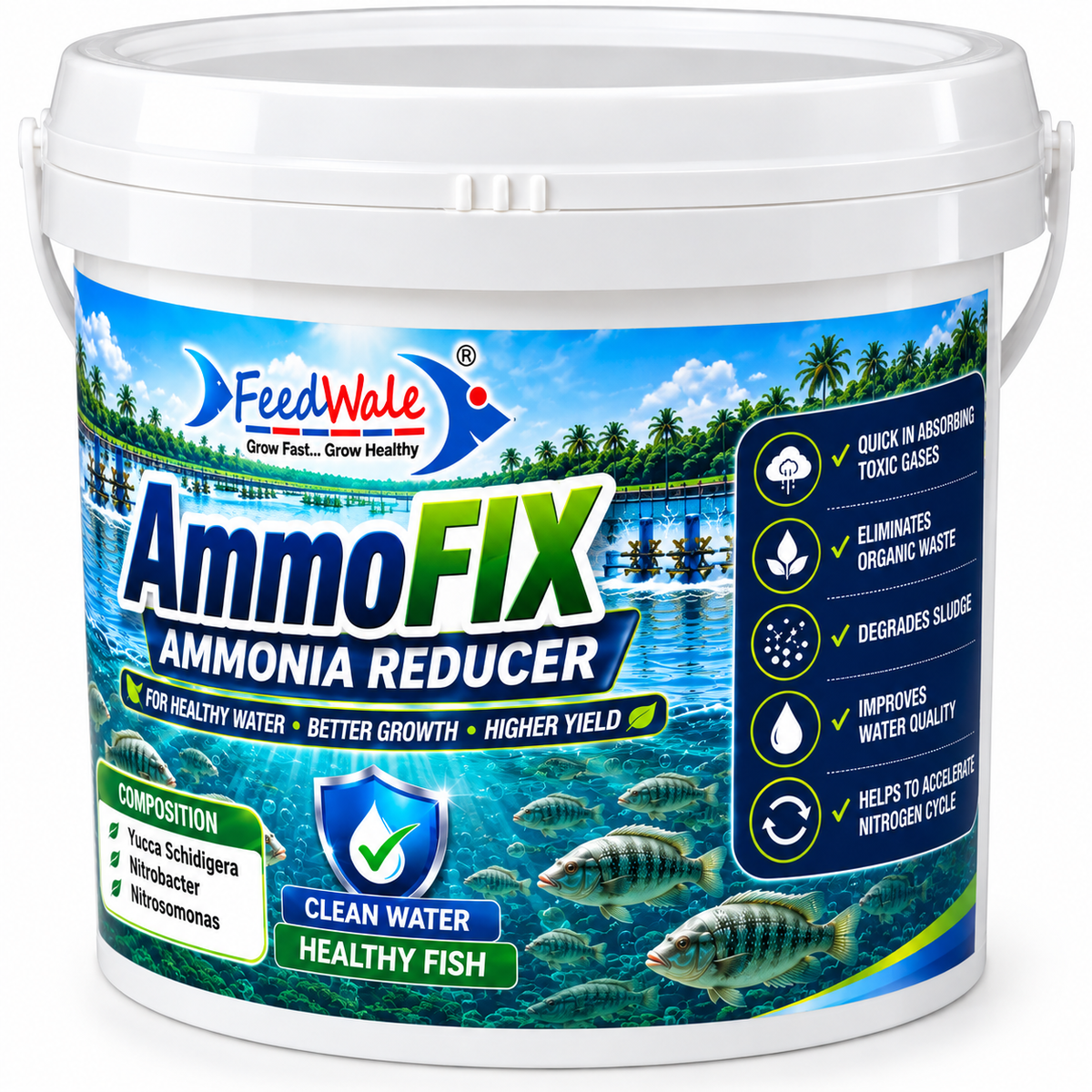FeedWale AmmoFIX Ammonia Reducer 1Kg