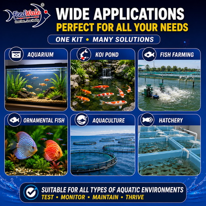 Applications (Aquarium, Koi Pond, Fish Farming, Ornamental Fish, Aquaculture, Hatchery)