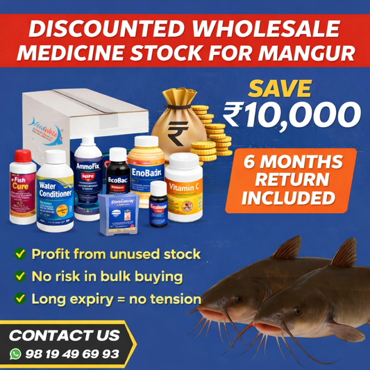 10pc Mangur Special Kit for Complete Fish Farming Treatment