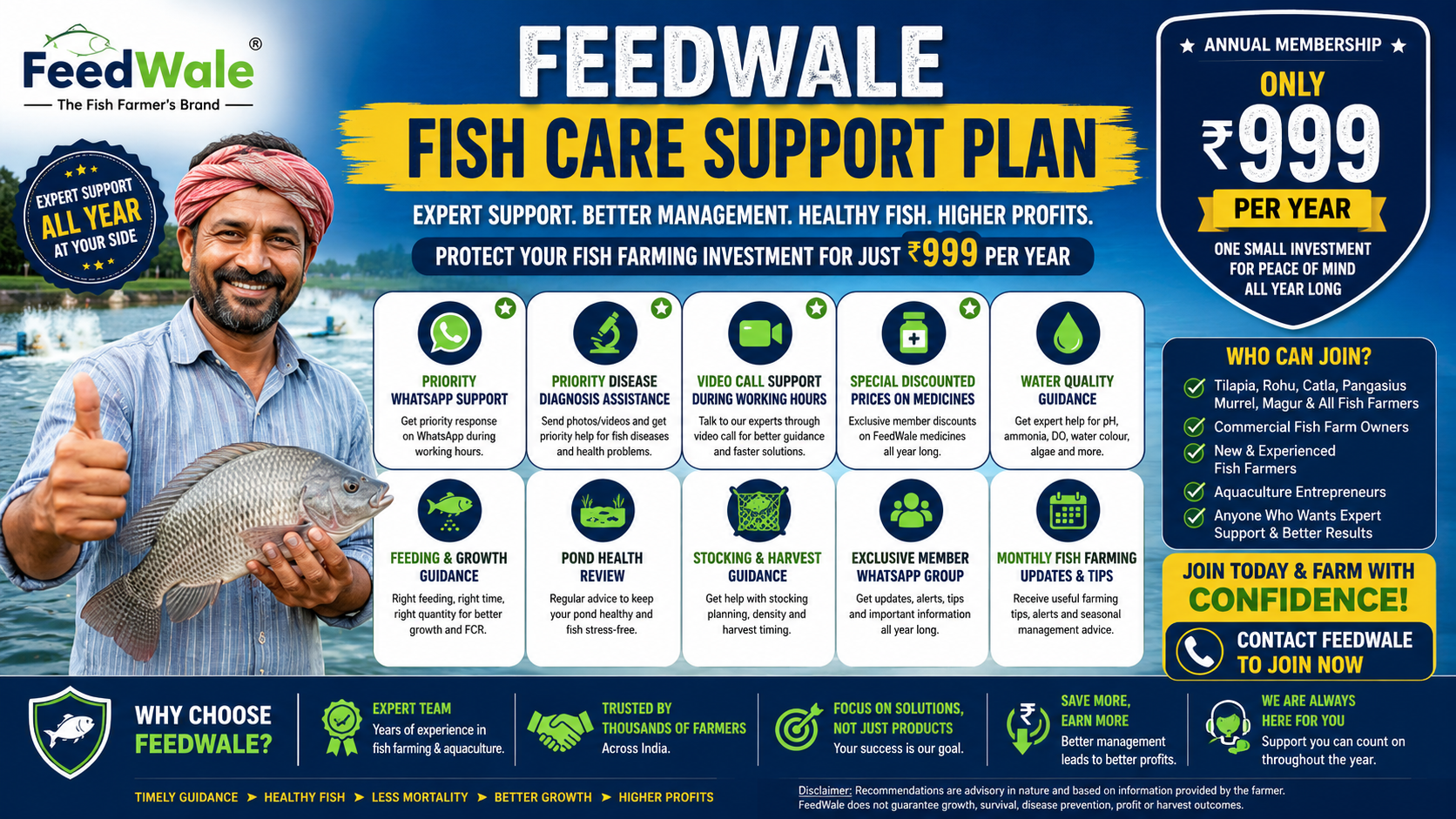 FeedWale Fish Care Support Plan