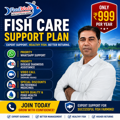 FeedWale Fish Care Support Plan – Expert Fish Farming Guidance for 1 Year - 2
