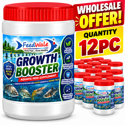 12pc FeedWale Growth Booster For All Kind of Fishes