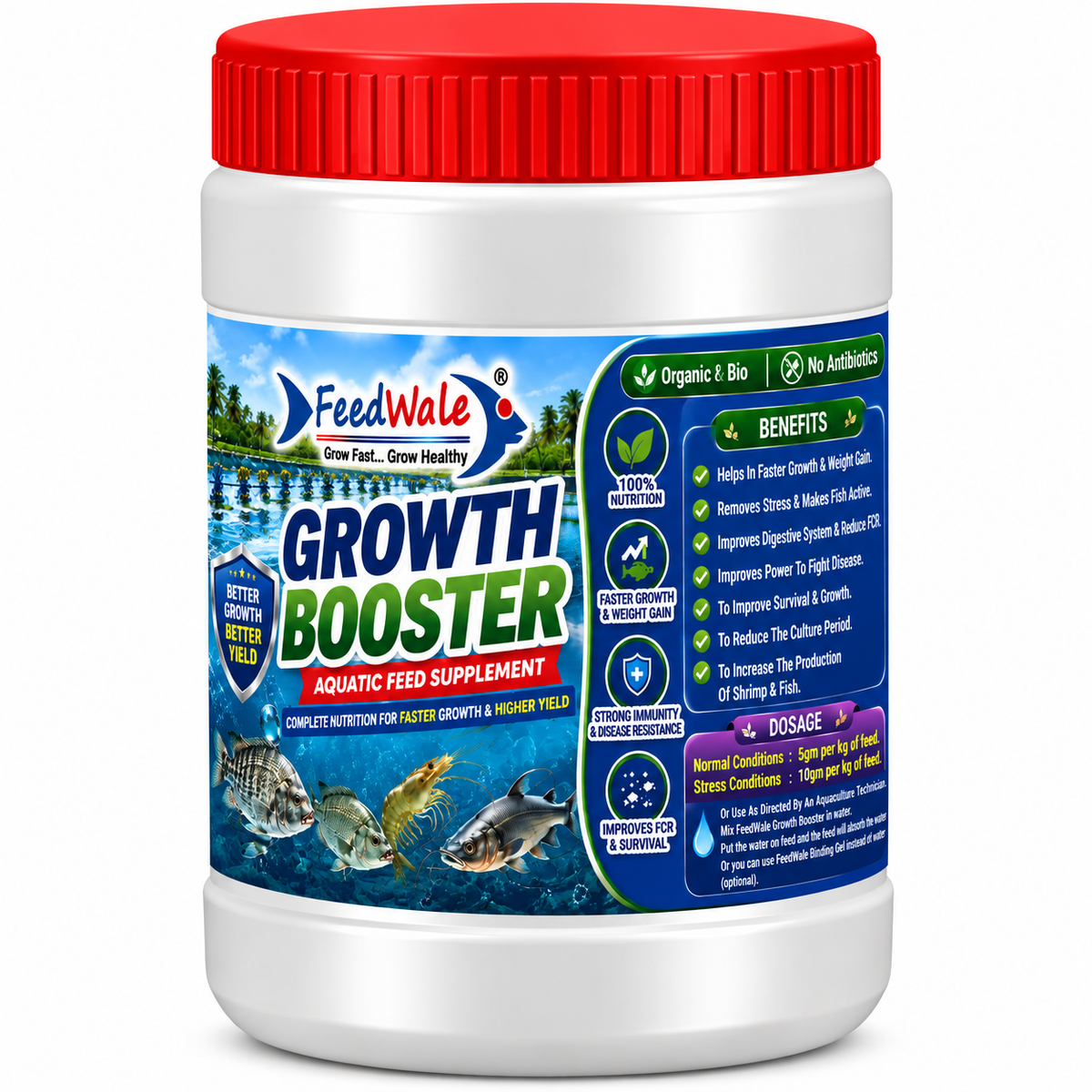FeedWale Growth Booster for Faster Fish Growth